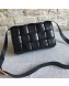 Bottega Veneta Padded Cassette Medium Crossbody Messenger Bag in Paper Calfskin Black 2019