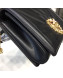 Dolce&Gabbana DG Devotion Medium/Large Shoulder Bag in Quilted Nappa Leather Black 2019
