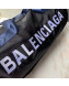 Balenciaga Fabric Travel Top Handle Bag Black 2019