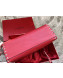 Valentino Smooth Calfskin Rockstud Large Top Handle Bag Red Fall 2018