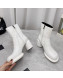 Jil Sander Lambskin Heel Ankle Boots 8cm White 2021 61