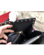 Valentino Grained Calfskin Rockstud Large Top Handle Bag Black Fall 2018