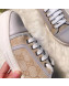 Gucci GG Canvas and Calfskin Low-top Sneakers Beige 2019 (For Women and Men)