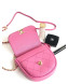 Chanel Quilting Lambskin Mini Flap Camera Bag Pink 2019
