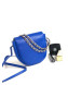 Chanel Quilting Lambskin Mini Flap Camera Bag Blue 2019