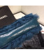 Chanel Shearling Lambskin Small Flap Bag AS1199 Dark Blue 2019