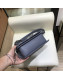 Chanel Chevron Grained Calfskin Small Boy Flap Bag A67085 Dusty Blue/Silver 2019