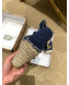Gucci Knit Platform Wedge Espadrilles Blue 2019
