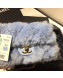 Chanel Shearling Lambskin Small Flap Bag AS1199 Blue 02 2019