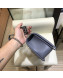 Chanel Chevron Grained Calfskin Medium Boy Flap Bag A67085 Dusty Blue/Silver 2019