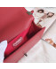 Chanel Chevron Grained Calfskin Medium Boy Flap Bag A67086 Red/Silver 2019