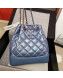 Chanel Iridescent Aged Calfskin Gabrielle Backpack A94502 Blue 2019