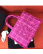 Chanel Wool Tweed Medium Zipped Shopping Bag AS0976 Pink 2019
