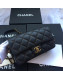 Chanel Stitching Quilted Calfskin Medium Flap Bag Black 2019