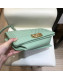 Chanel Chevron Grained Calfskin Medium Boy Flap Bag A67086 Light Green/Gold 2019