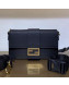 Fendi Men's Baguette Graind Leather Medium Shoulder Bag/Belt Bag Black 2019