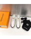 Louis Vuitton Stellar Monogram Embossed Leather High-top Sneakers White 2019