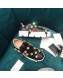 Gucci Flashtrek Sneaker with Removable Crystals Black/White/Gold 2019