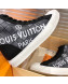 Louis Vuitton Tattoo Damier Canvas High-top Sneakers Black 2019 (For Women and Men)
