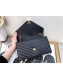 Chanel Chevron Calfskin Chain Flap Bag AS0027 Black 2019