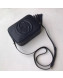 Gucci Soho Small Leather Interlocking G Tassel Disco Camera Bag 308364 Dark Blue 2019