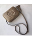 Gucci Soho Small Leather Interlocking G Tassel Disco Camera Bag 308364 Champagne Gold 2019