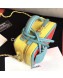 Chanel Small Vanity Case Handbag Red/Blue/Yellow 2019
