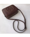 Gucci Soho Small Leather Interlocking G Tassel Disco Camera Bag 308364 Caramel Brown 2019