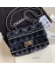Chanel Sequins Small Flap Bag AS1078 Black/Silver 2020