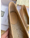 Gucci Leather Flat Espadrille with Double G ‎602505 Nude 2019