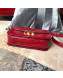 Celine Medium Rriomphe Bag in Crocodile Leather Red 2019