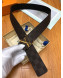 Louis Vuitton Reversible Damier Calfskin Belt 40mm with LV Buckle Coffee/Black/Gold
