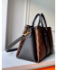 Louis Vuitton Monogram Canvas Soufflot MM Open Top Handle Bag M44816 Black 2019