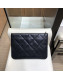 Chanel Quilted Lambskin 19 Pouch A86088 Black 2019