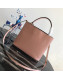 Prada Double Saffiano Leather Bucket Bag 1BA211 Pink 2019