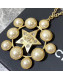 Chanel Pearl Star Pendant Necklace AB2335 2019
