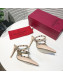 Valentino Heel Rockstud Mule Sandal 95mm Pink 2019