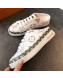 Louis Vuitton Frontrow Open Back Sneaker 1A58DS White/Green 2019