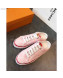 Louis Vuitton Frontrow Open Back Sneaker 1A58DS Pink/Red 2019