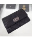 Chanel Grained Leather Small Flap Boy Wallet A80603 Black 2019