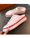 Louis Vuitton Frontrow Open Back Sneaker 1A58DS Pink/Red 2019