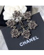 Chanel Snowflake Brooch AB2204 Gray/Black 2019