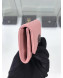 Chanel Grained Leather Small Flap Boy Wallet A80603 Pink 2019