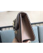 Valentino Small Chain Box Shoulder Bag in Calfskin Pink 2019