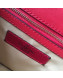 Valentino Medium Chain Box Shoulder Bag in Calfskin Red 2019