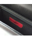 Valentino Medium Chain Box Shoulder Bag in Calfskin Black/Silver Grey 2019