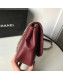 Chanel Lambskin Medium Flap Bag AS1178 Burgundy 2019
