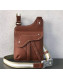 Dior Man's Brown Calfskin Saddle Messenger Bag 2019