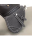 Dior Man's Black Calfskin Saddle Wallet  