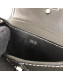 Dior Man's Black Calfskin Saddle Wallet  